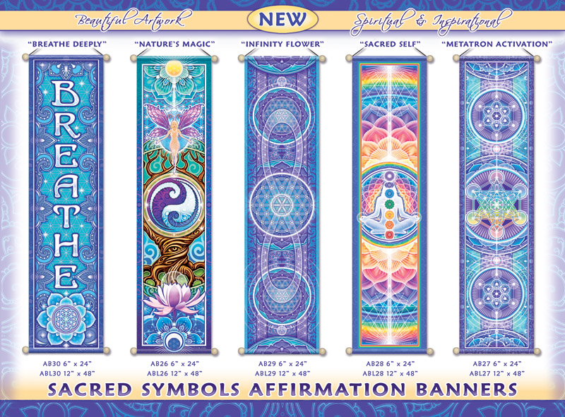 Mandala Arts NEW Affirmation Banners for 2022