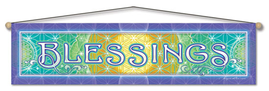 Blessing Entry Blessing Banner by Bryon Allen of Mandala Arts