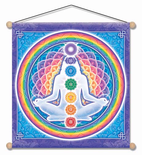 Light Body Meditation Banner by Bryon Allen of Mandala Arts