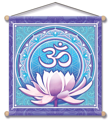 MB25 Om Flower Meditation Banner