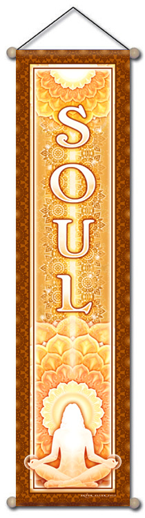 Soul Affirmation Banner by Bryon Allen of Mandala Arts