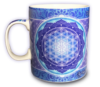 Mandala Arts Flower of Life Mandala Mug