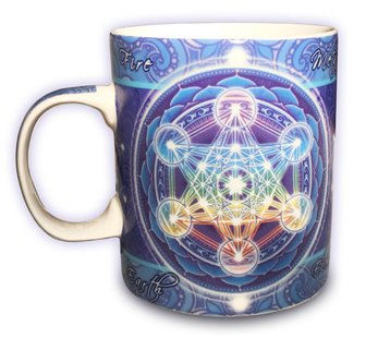 Mandala Arts Metatron Mandala Mug